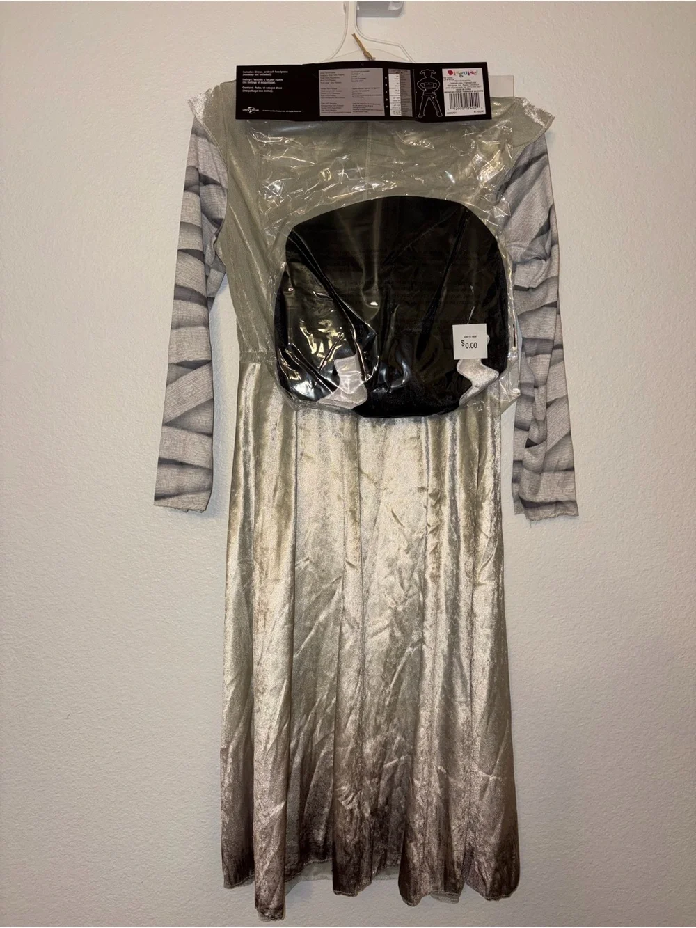 NWT Bride of Frankenstein Costume Girls Medium 7-8 Universal Monsters